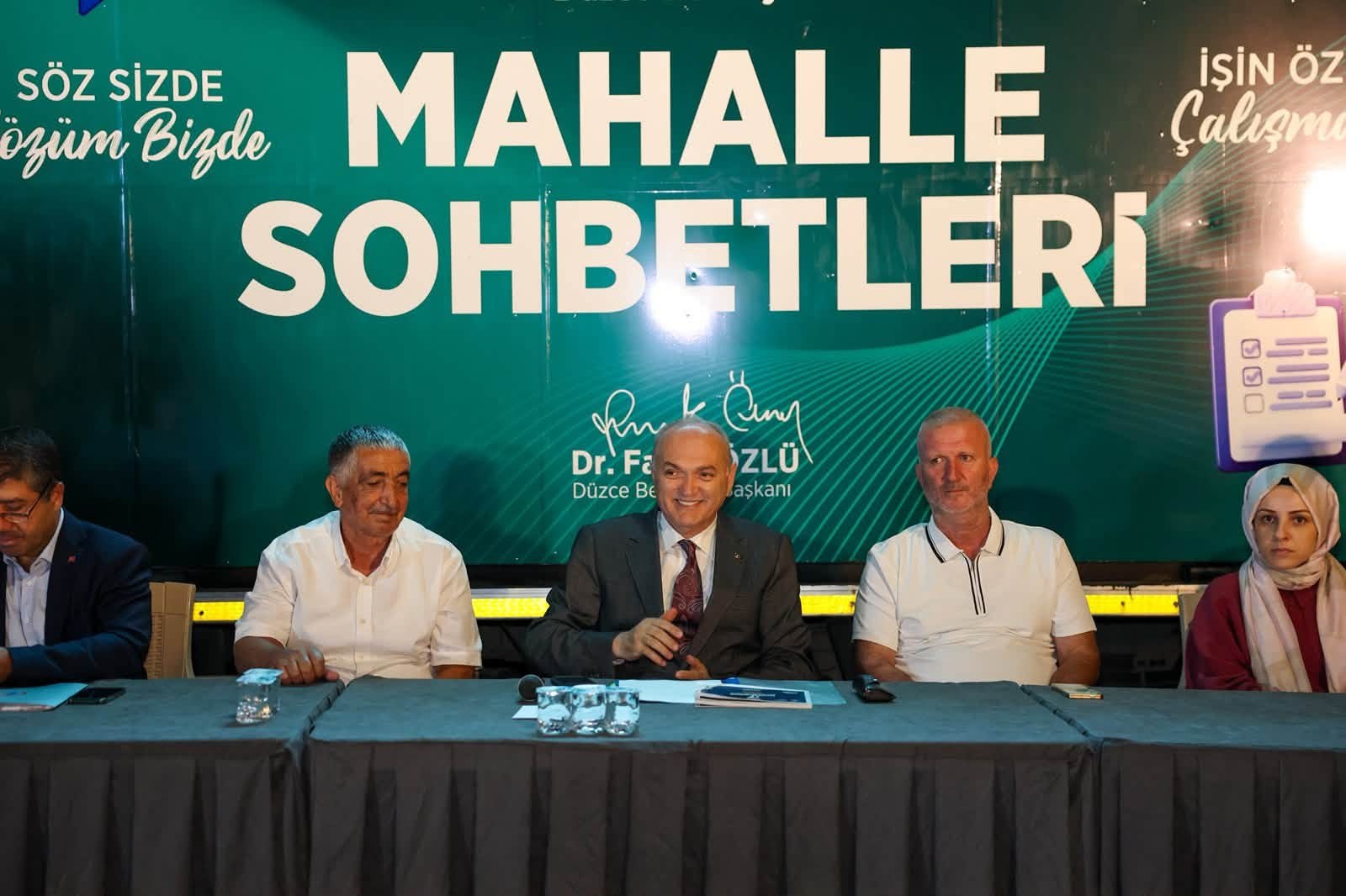 TOPLANTILAR ÇAY MAHALLESİ’NDE DEVAM ETTİ