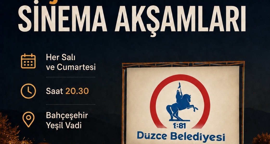 AÇIK HAVA SİNEMA AKŞAMLARI BAŞLIYOR