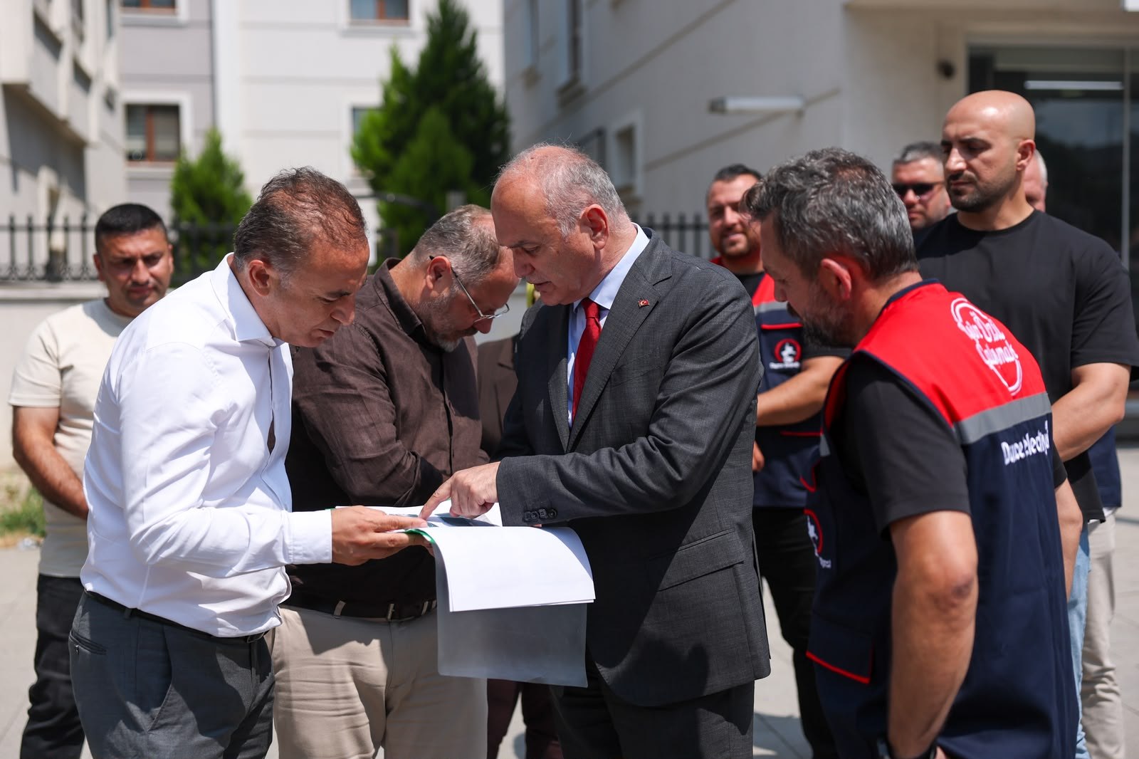 ASFALT SEZONU FİİLEN AÇILDI