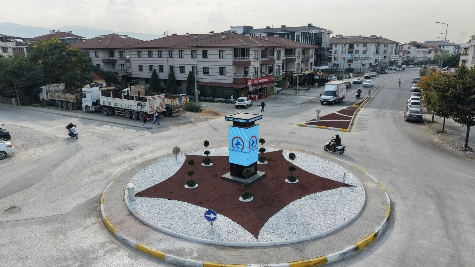 EMNİYET VE OTOGAR KAVŞAKLARI TAMAMLANDI