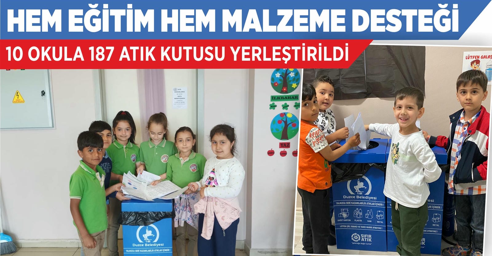 ÖĞRENCİLERE ÇEVRE BİLİNCİ AŞILANIYOR
