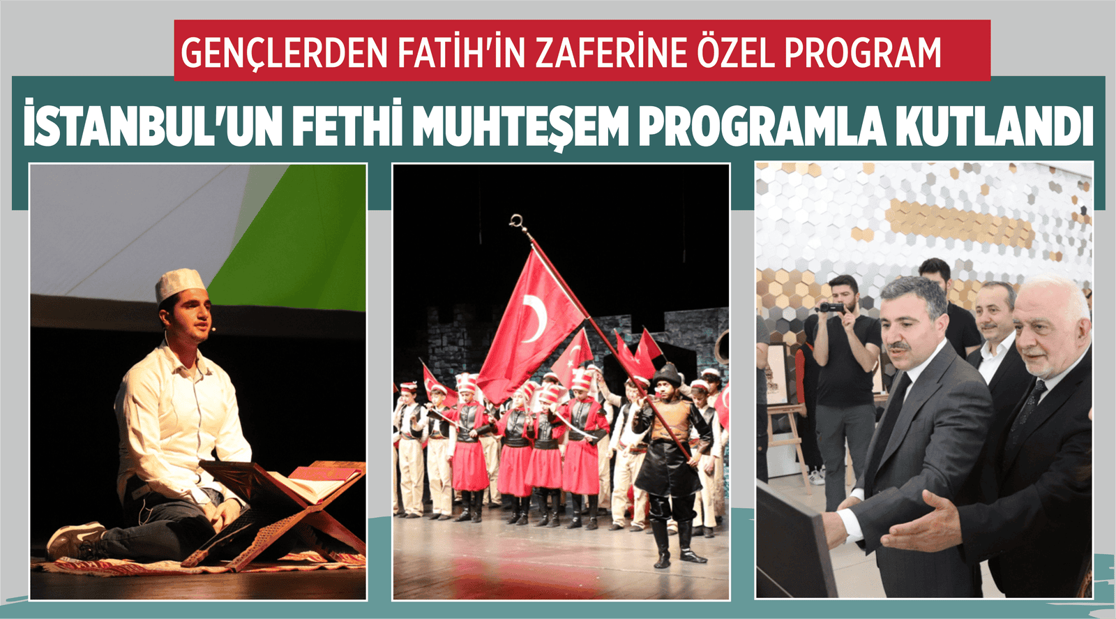 GENÇLERDEN FATİH’İN ZAFERİNE ÖZEL PROGRAM