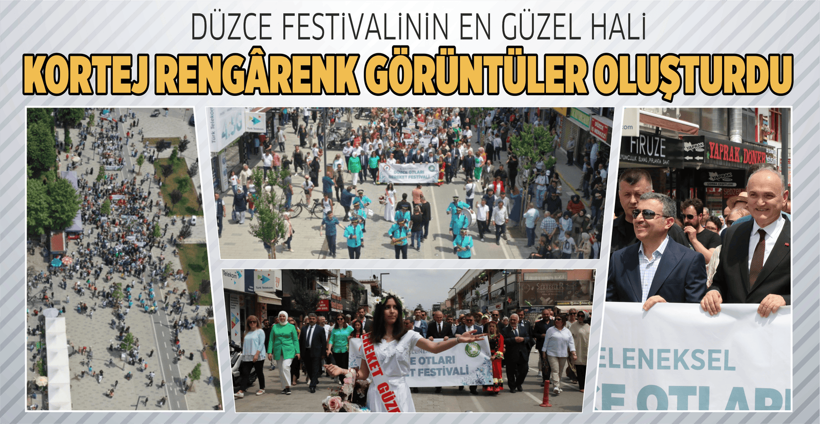 KORTEJ RENKLİ GÖRÜNTÜLERE SAHNE OLDU