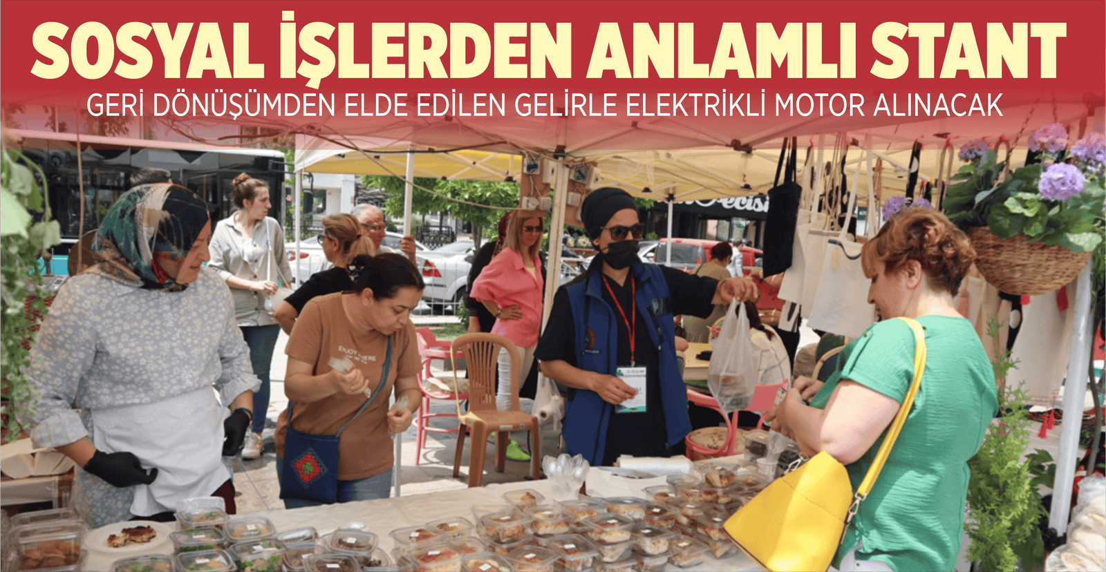 SOSYAL YARDIM İŞLERİNDEN ANLAMLI STANT