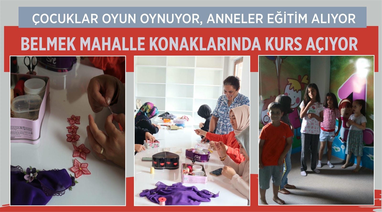BELMEK MAHALLE KONAKLARINDA KURS AÇIYOR