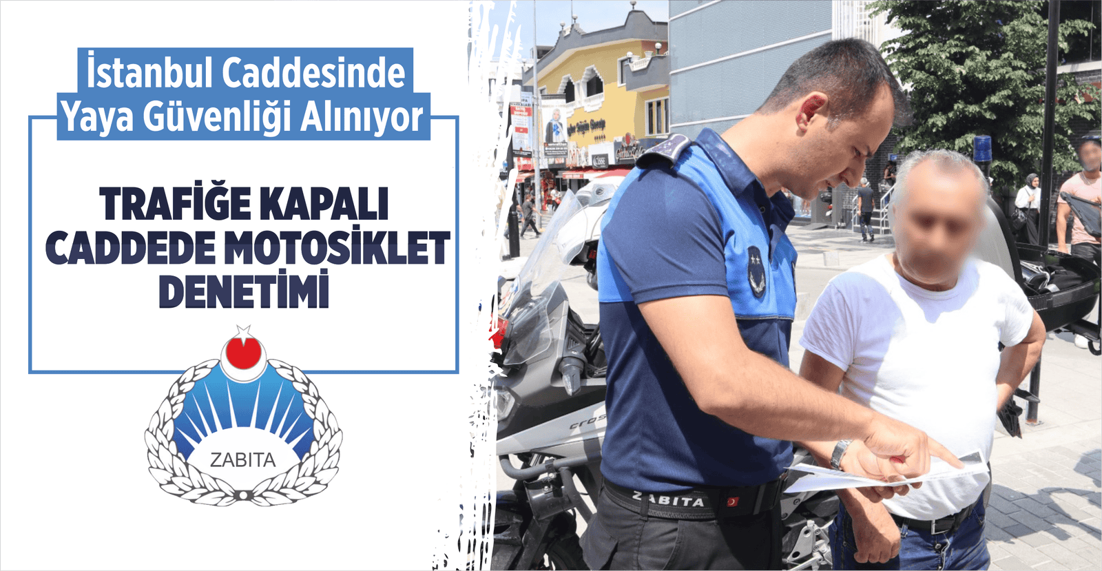 İSTANBUL CADDESİNDE YAYA GÜVENLİĞİ ALINIYOR