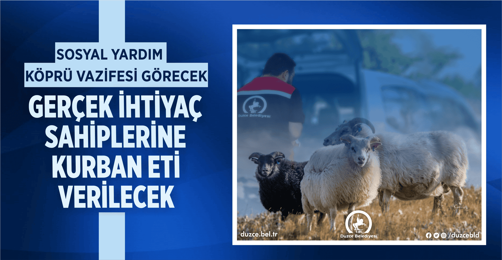KURBAN ETLERİ İHTİYAÇ SAHİPLERİNE ULAŞTIRILIYOR