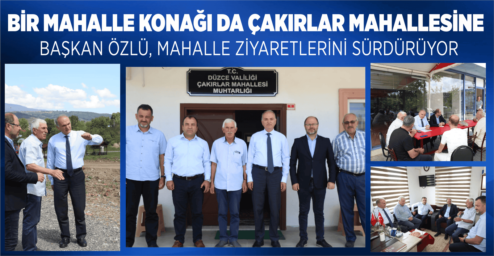 BAŞKAN ÖZLÜ, MAHALLE ZİYARETLERİNİ SÜRDÜRÜYOR