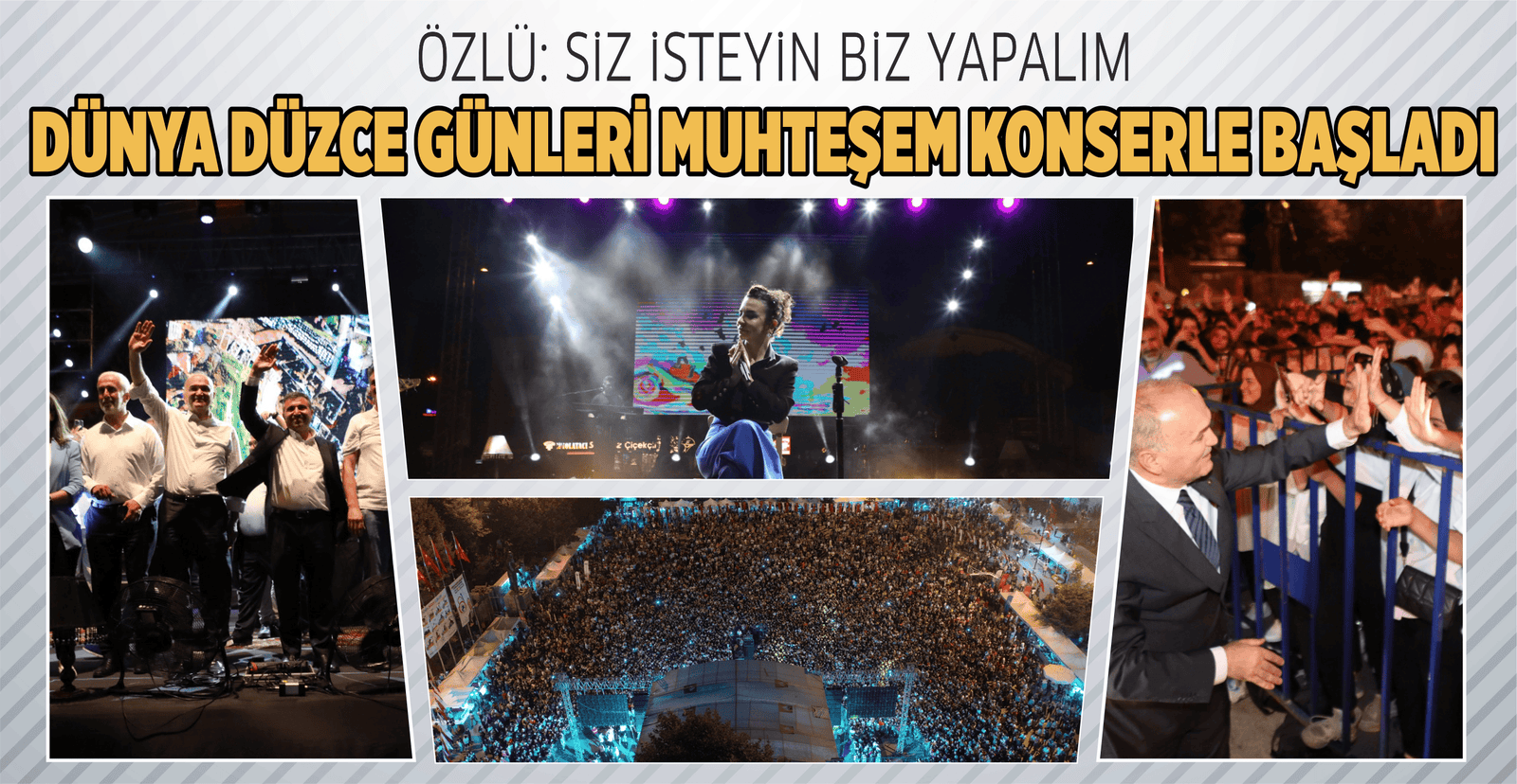 BAŞKAN ÖZLÜ’YE SEVGİ SELİ