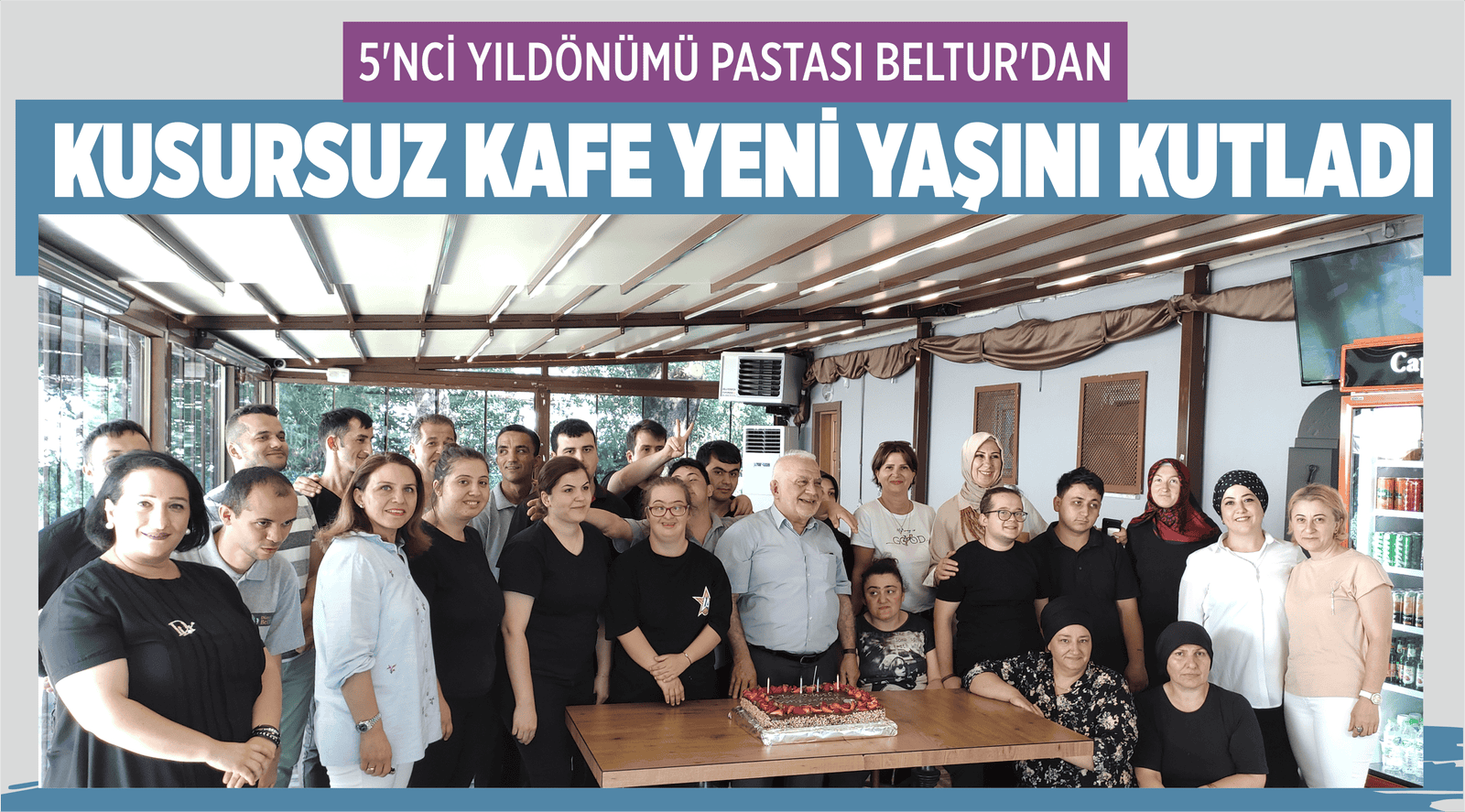 KUSURSUZ KAFE YENİ YAŞINI KUTLADI