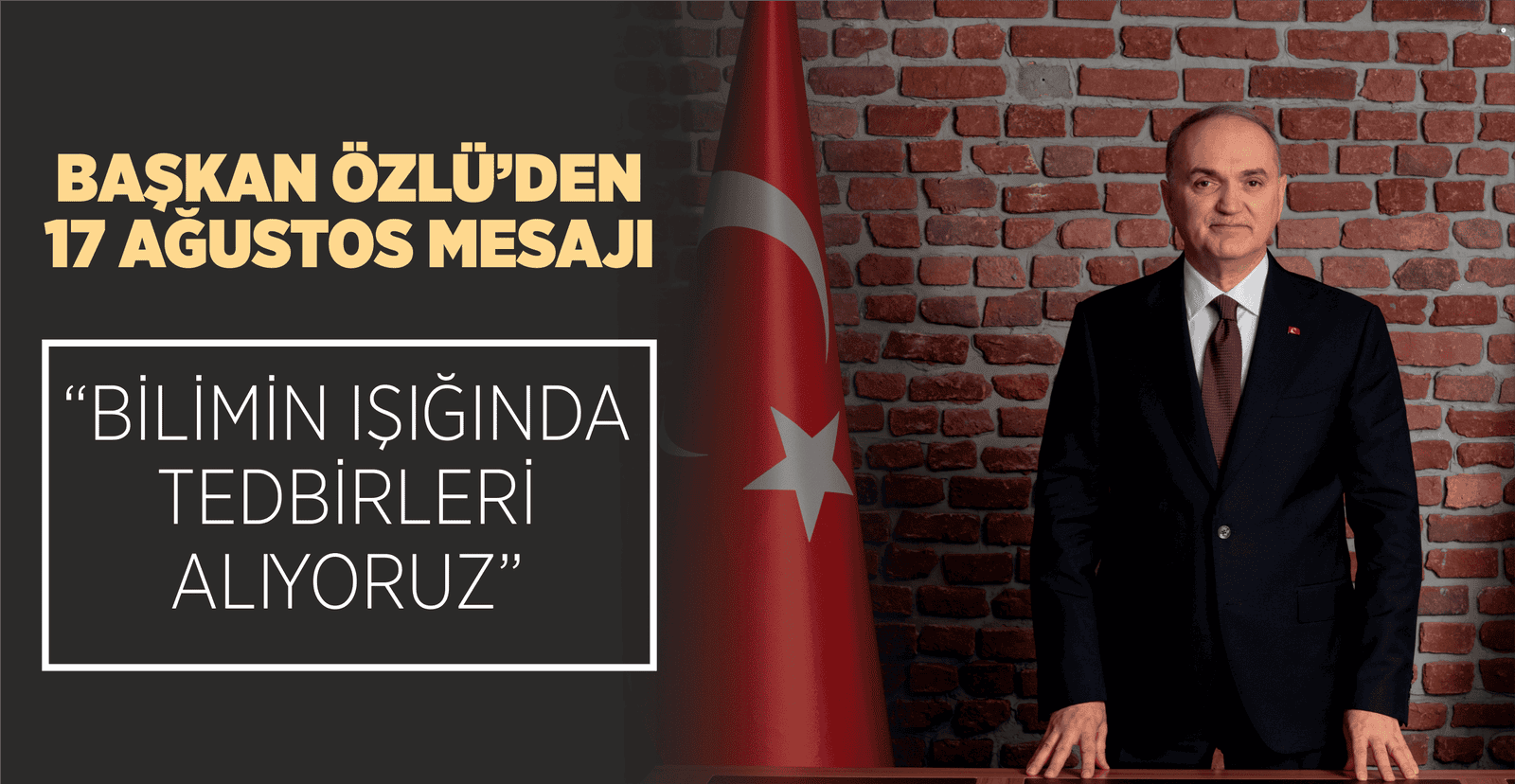 BİLİMİN IŞIĞINDA TEDBİRLERİ ALIYORUZ