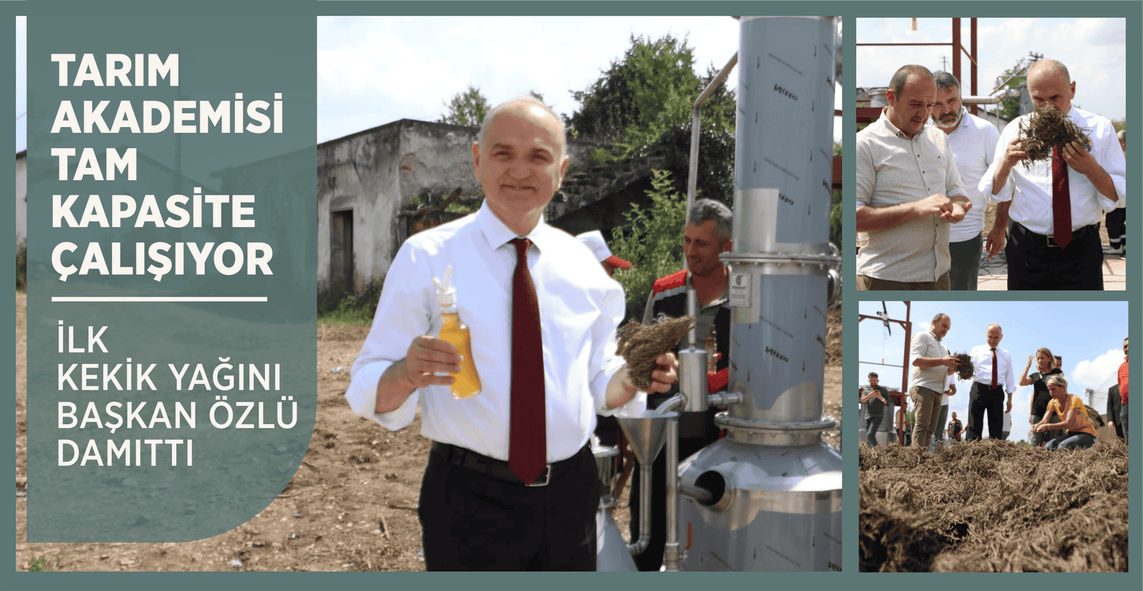 İLK KEKİK YAĞINI BAŞKAN ÖZLÜ DAMITTI