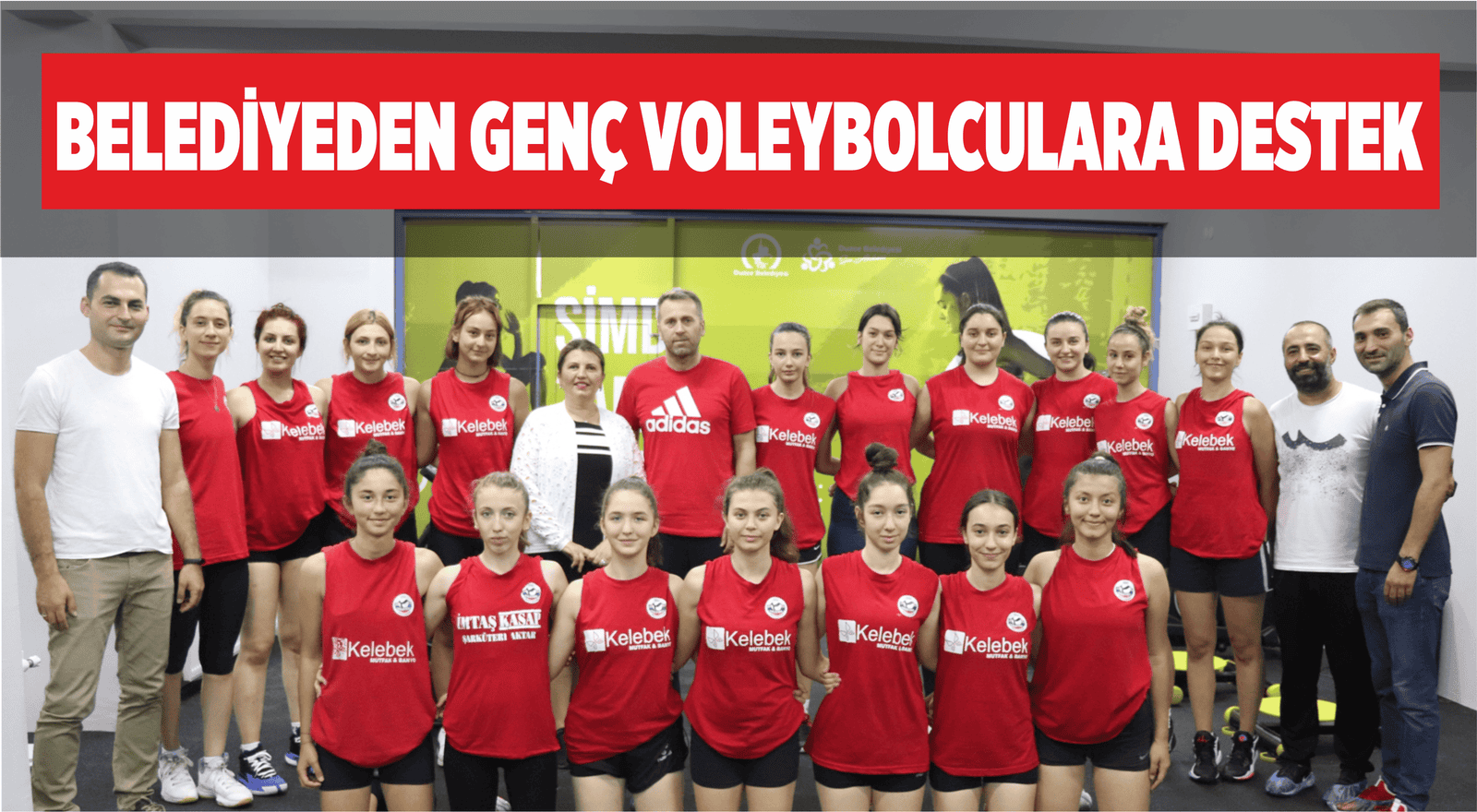 BELEDİYEDEN GENÇ VOLEYBOLCULARA DESTEK