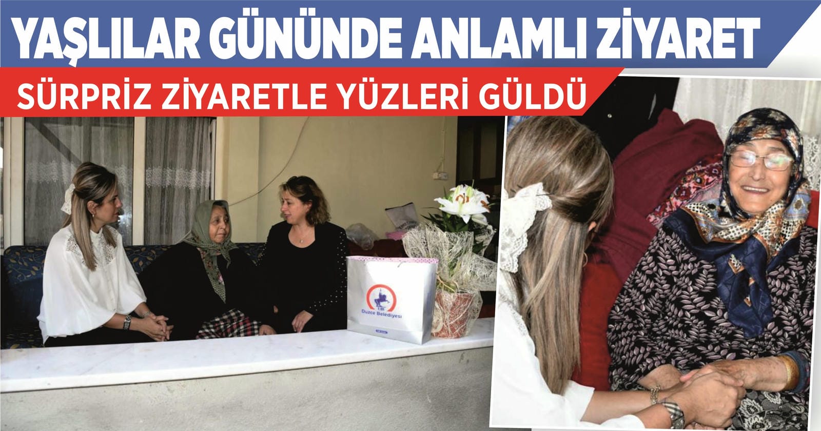 YAŞLILAR GÜNÜNDE ANLAMLI ZİYARET