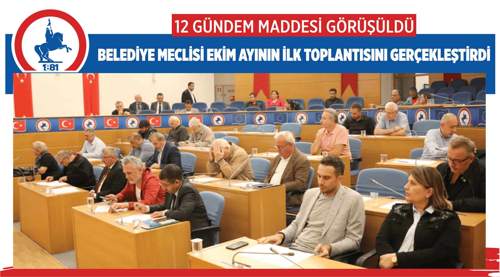BELEDİYE MECLİSİ EKİM AYININ İLK TOPLANTISINI GERÇEKLEŞTİRDİ