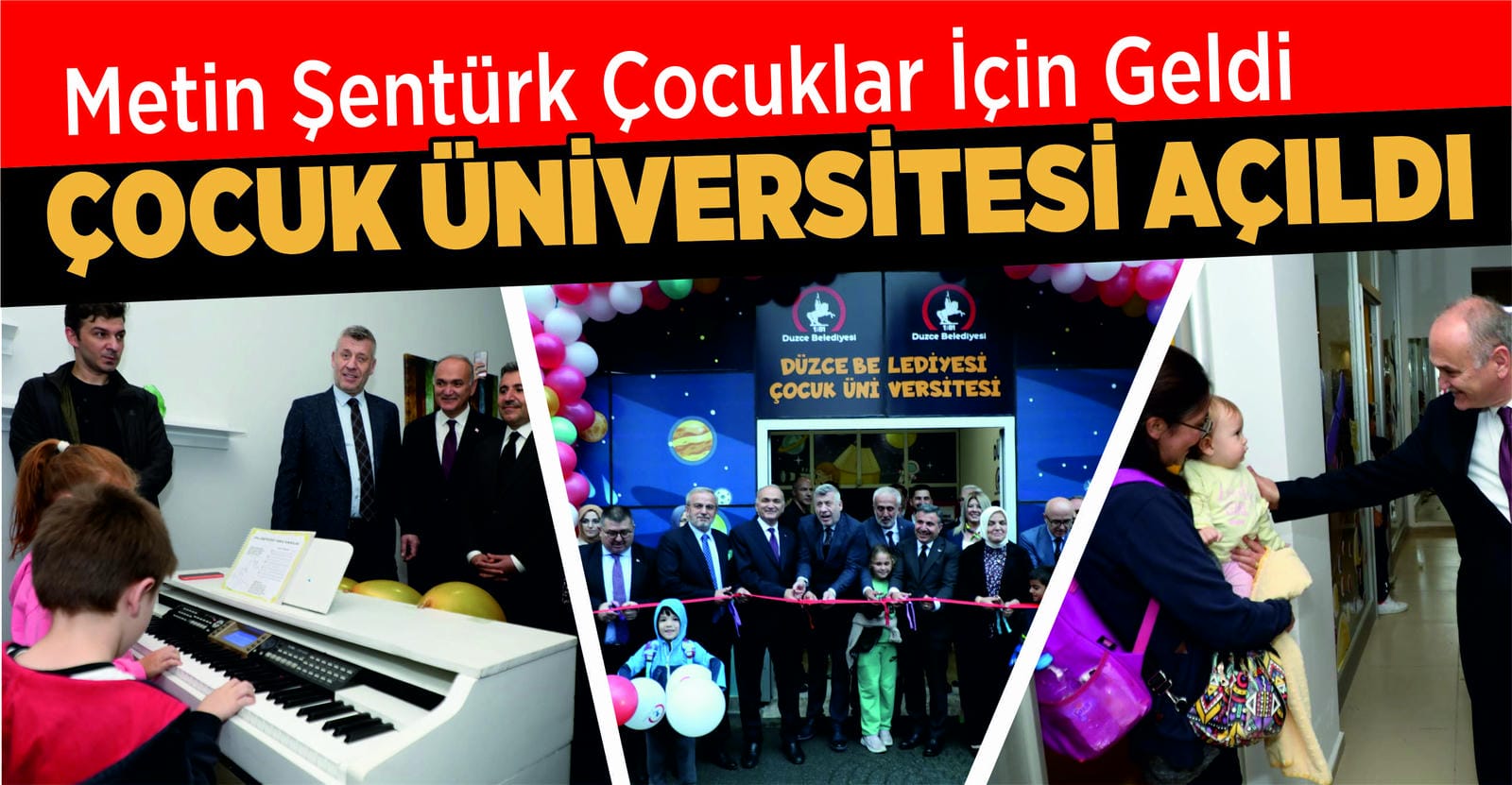 METİN ŞENTÜRK ÇOCUKLAR İÇİN GELDİ