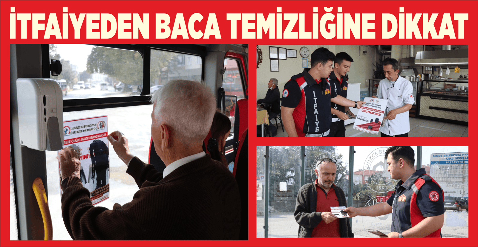 İTFAİYEDEN BACA TEMİZLİĞİNE DİKKAT
