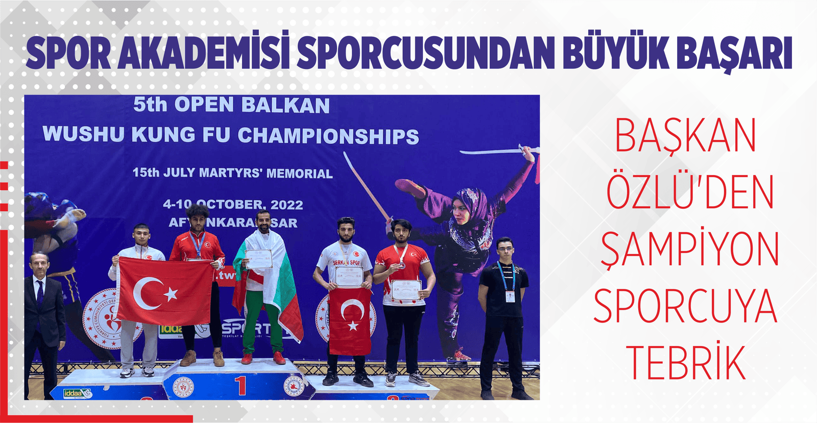 SPOR AKADEMİSİ SPORCUSUNDAN BÜYÜK BAŞARI
