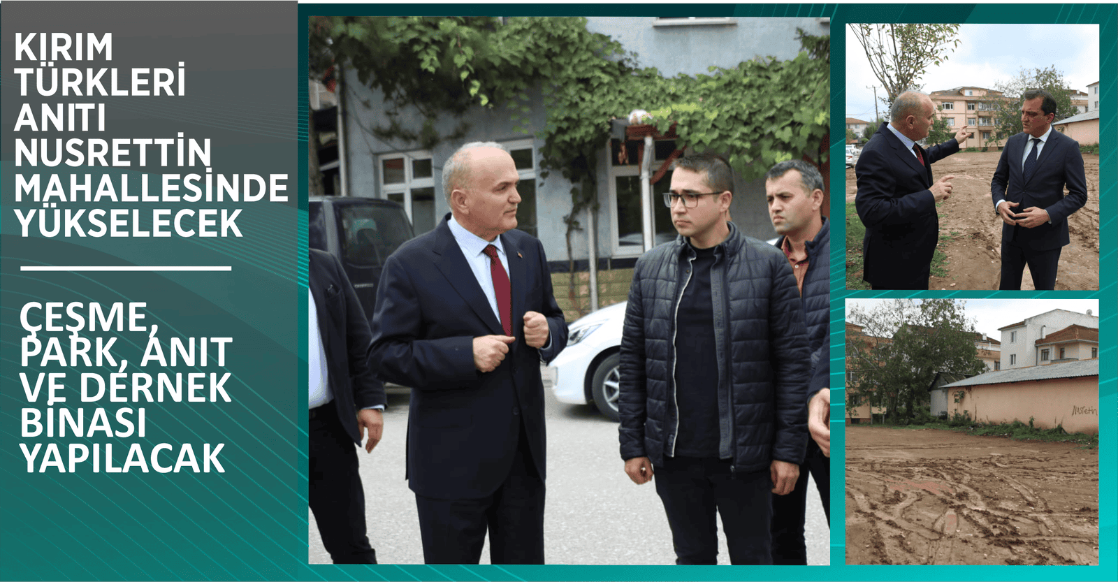 KIRIM TÜRKLERİ ANITI NUSRETTİN MAHALLESİNDE YÜKSELECEK