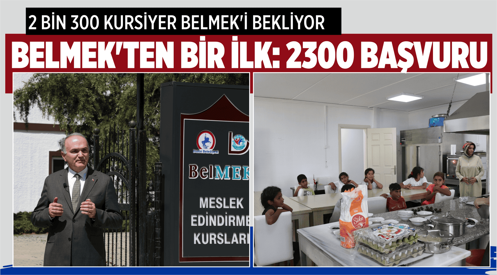 BELMEK’TEN BİR İLK: 2300 BAŞVURU