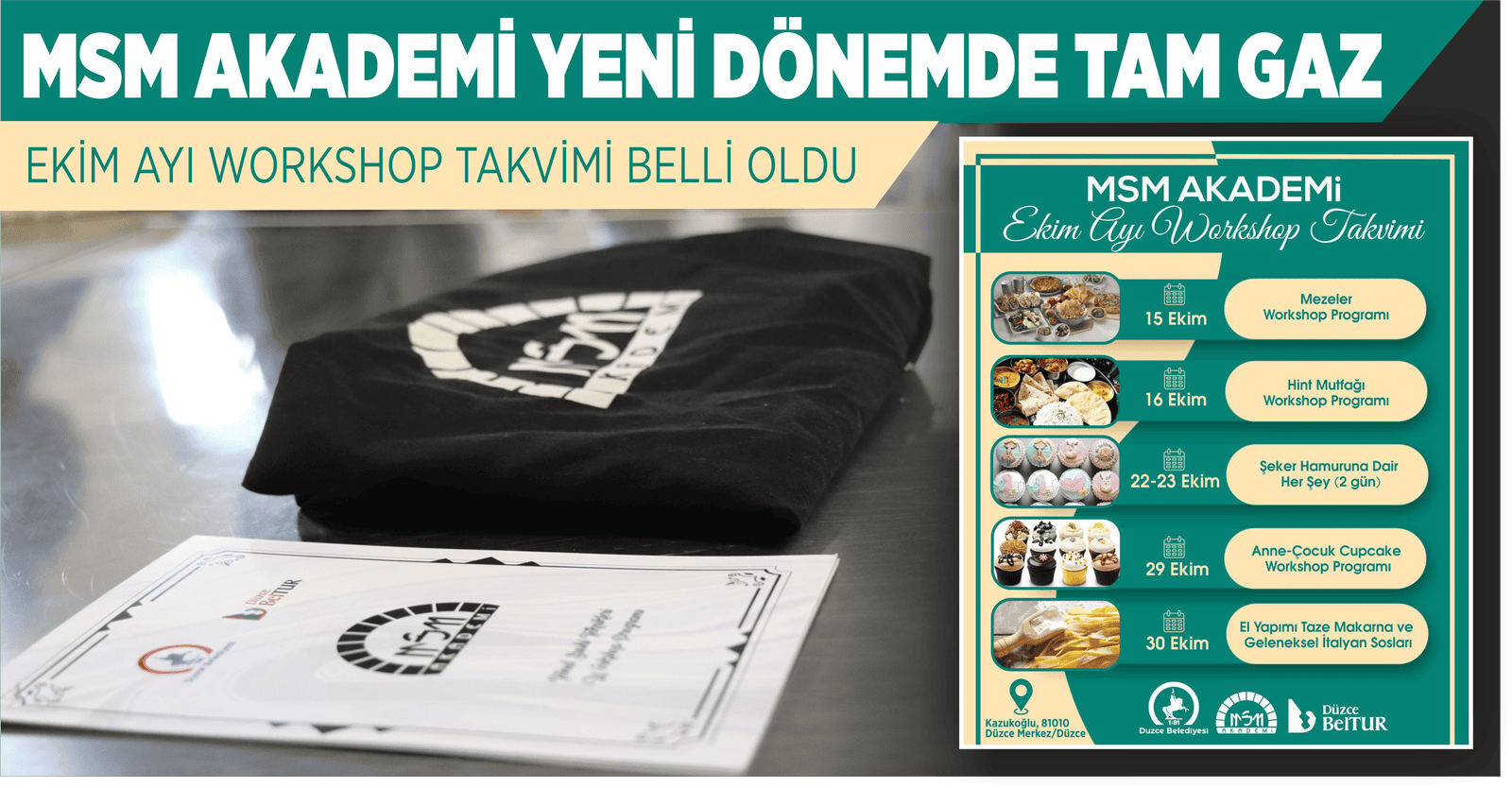EKİM AYI WORKSHOP TAKVİMİ BELLİ OLDU