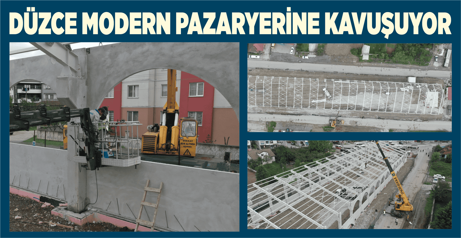 PAZARYERİNİN İSKELETİ ORTAYA ÇIKIYOR
