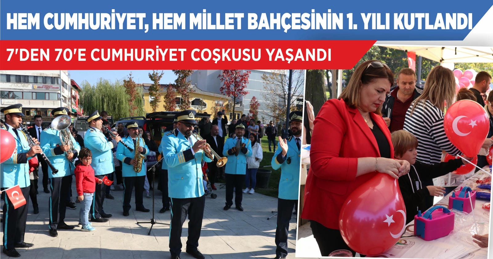 7’DEN 70’E CUMHURİYET COŞKUSU YAŞANDI