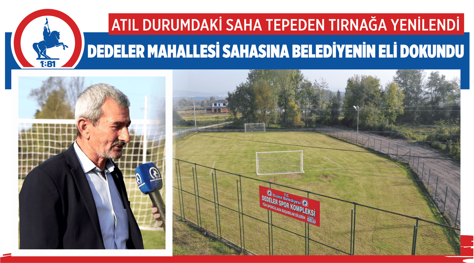 DEDELER MAHALLESİ SAHASINA BELEDİYENİN ELİ DOKUNDU