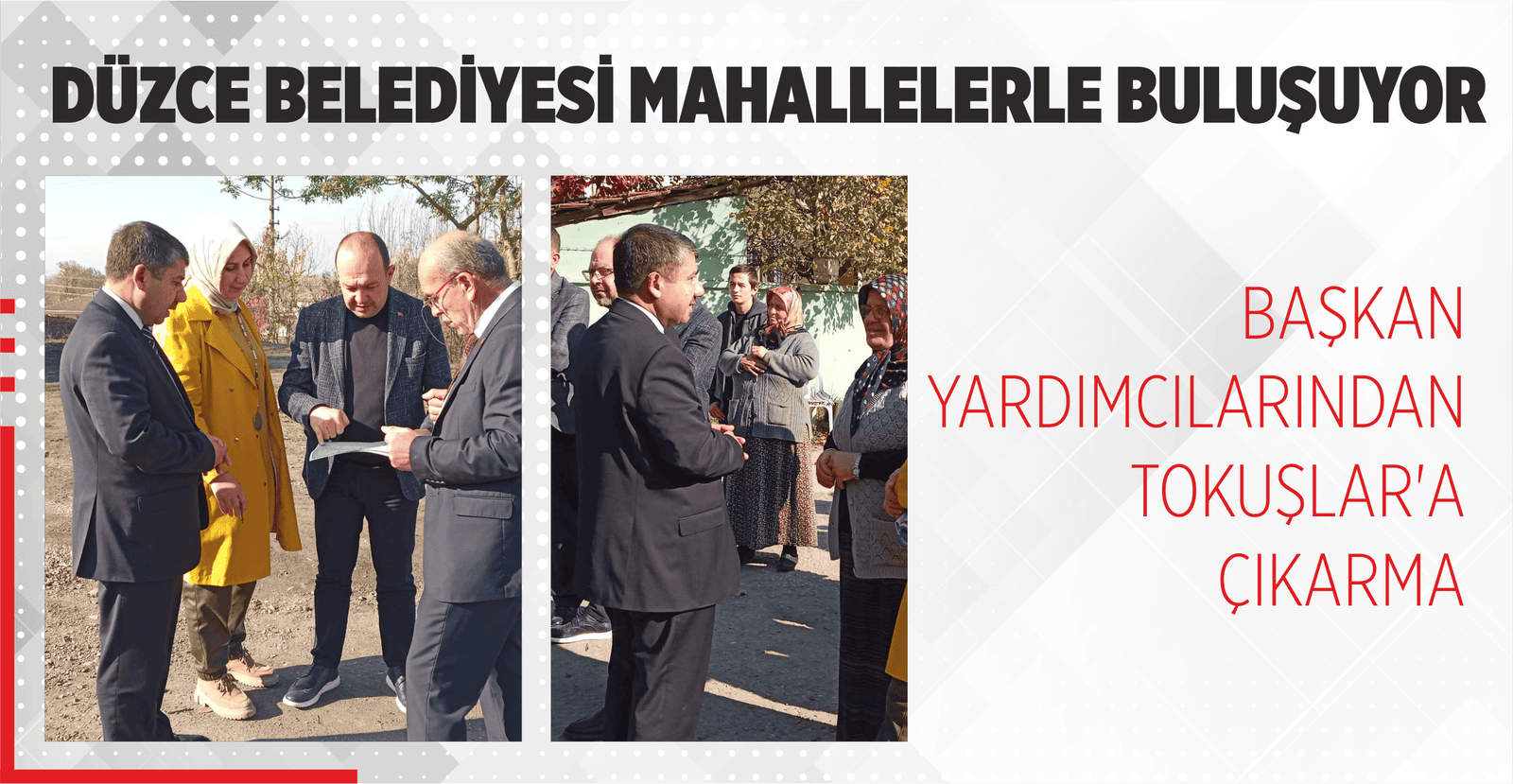 BAŞKAN YARDIMCILARINDAN TOKUŞLAR’A ÇIKARMA