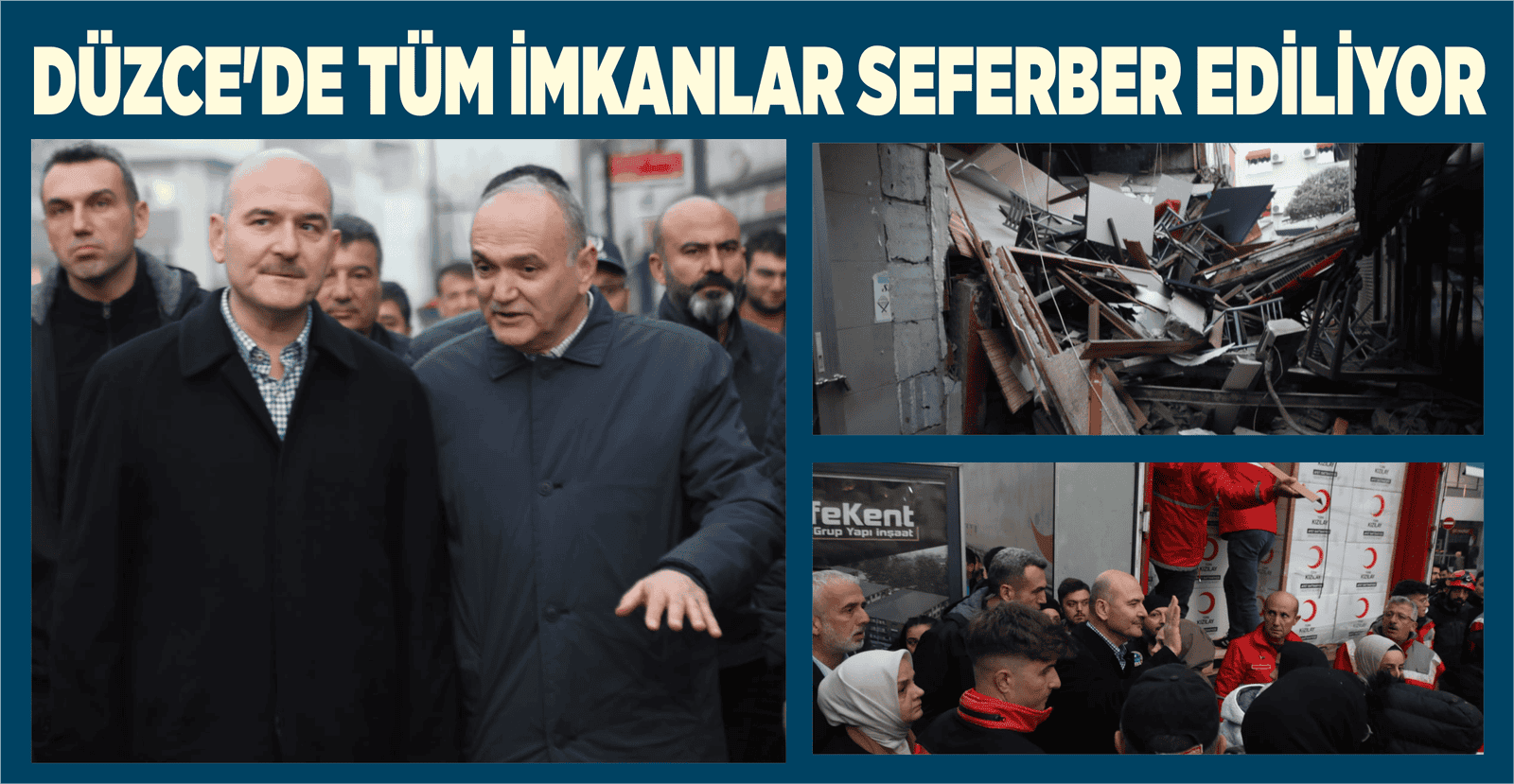 DÜZCE’DE TÜM İMKANLAR SEFERBER EDİLİYOR