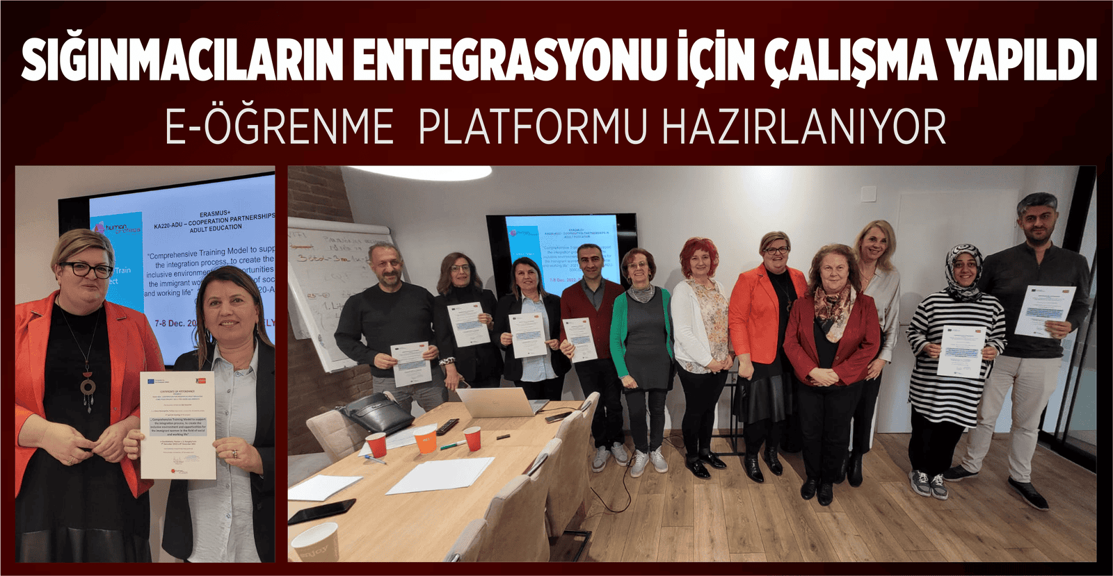 SIĞINMACILARIN ENTEGRASYONU İÇİN ÇALIŞMA YAPILDI