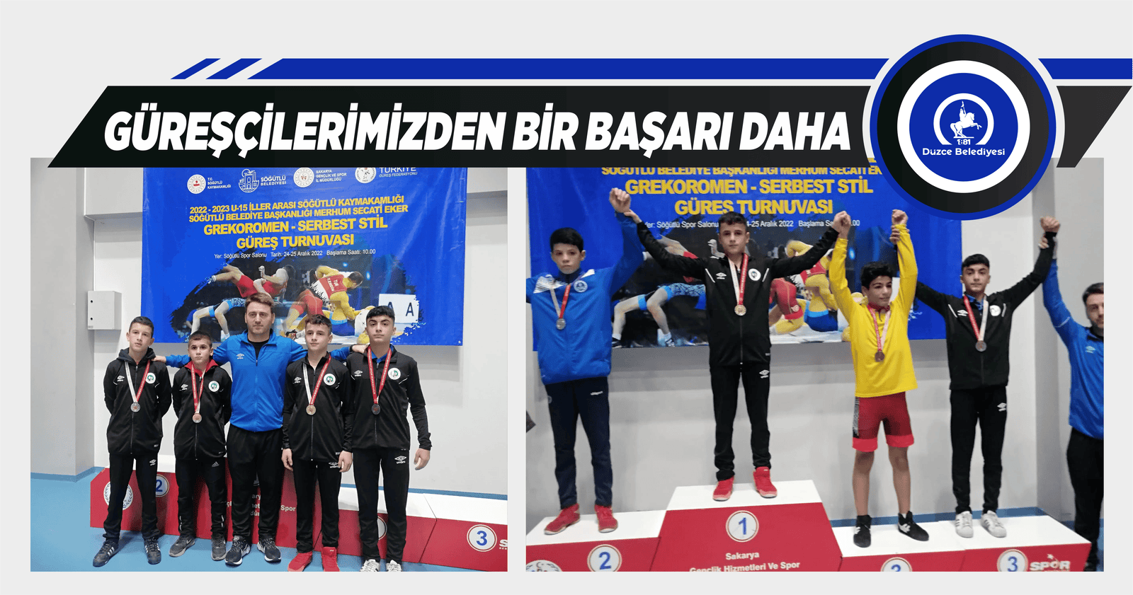 TAKIM HALİNDE 3. OLDULAR
