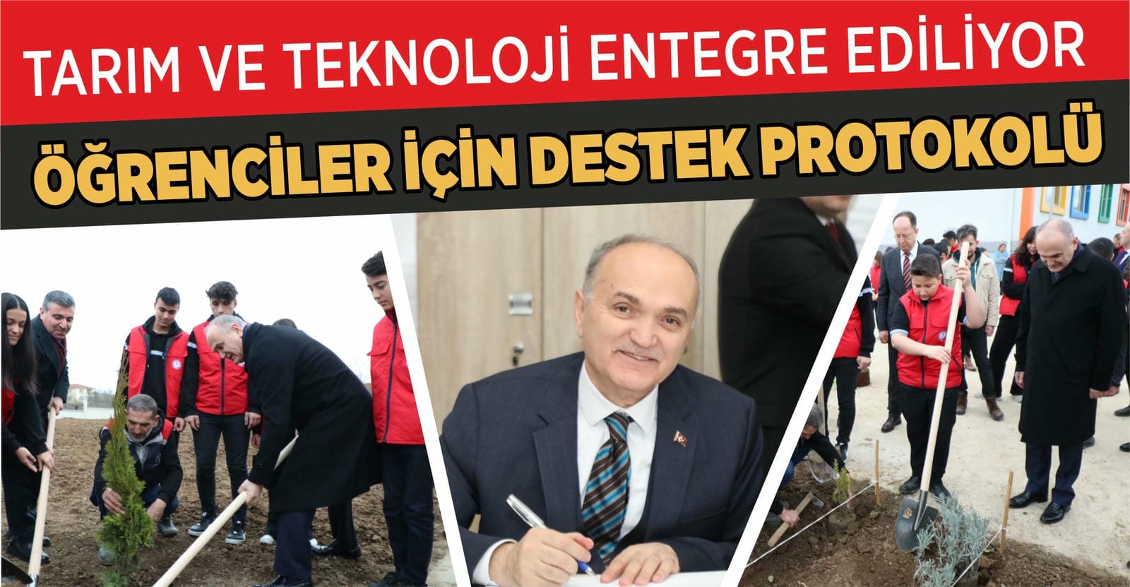 TARIM VE TEKNOLOJİ ENTEGRE EDİLİYOR