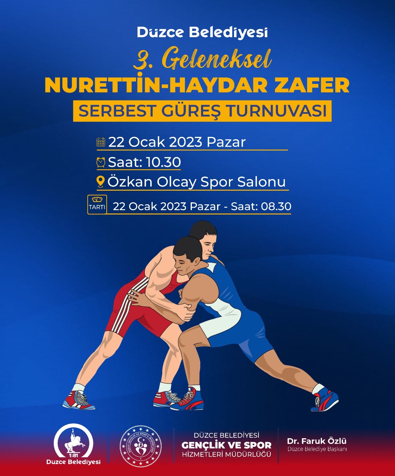NURETTİN-HAYDAR ZAFER ANISINA GÜREŞECEKLER