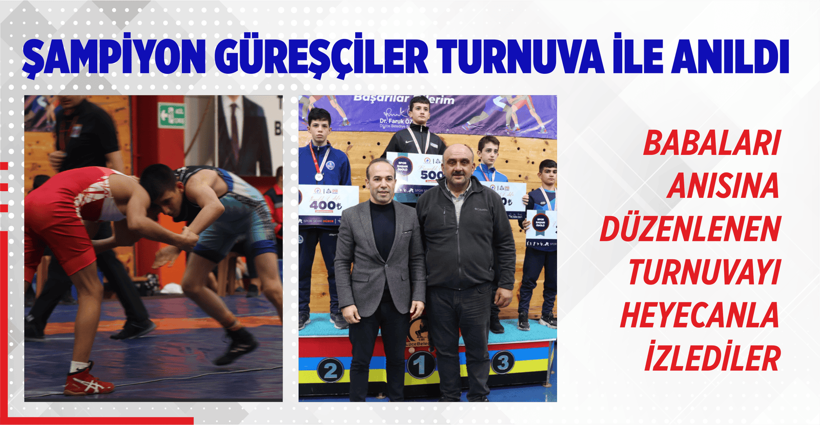 ŞAMPİYON GÜREŞÇİLER TURNUVA İLE ANILDI