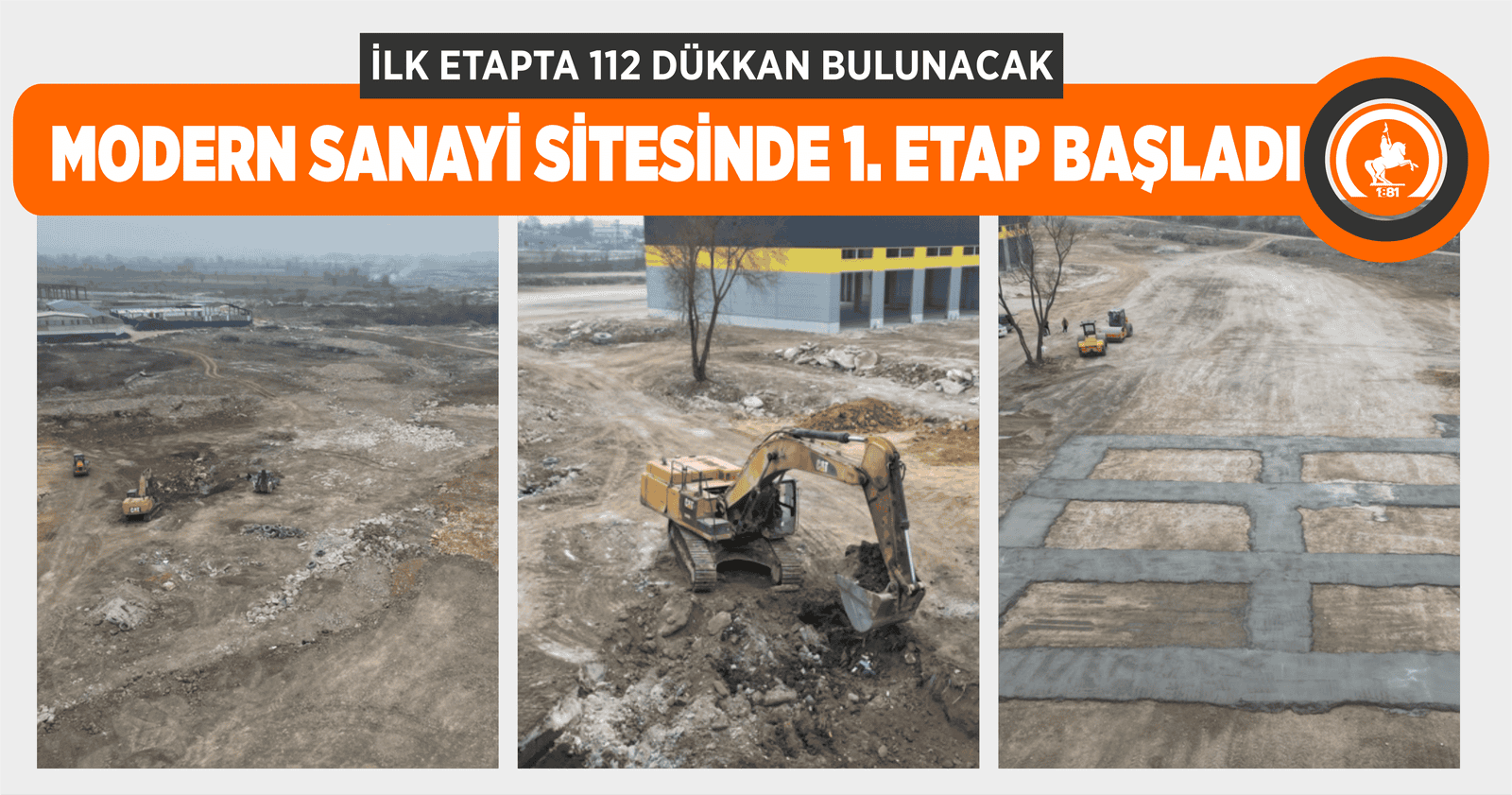 MODERN SANAYİ SİTESİNDE 1. ETAP BAŞLADI