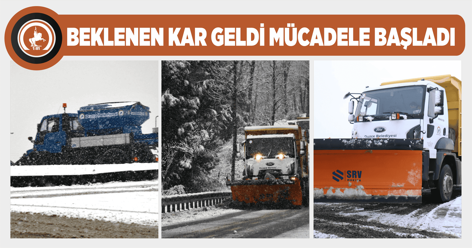 BEKLENEN KAR GELDİ MÜCADELE BAŞLADI
