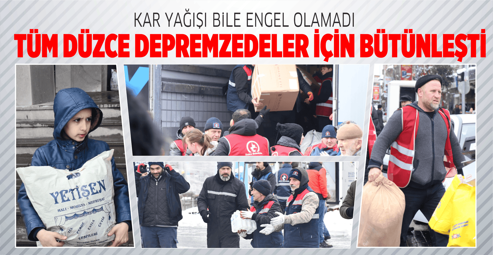 DÜZCE, GENCİYLE YAŞLISIYLA DAYANIŞMA RUHU SERGİLİYOR