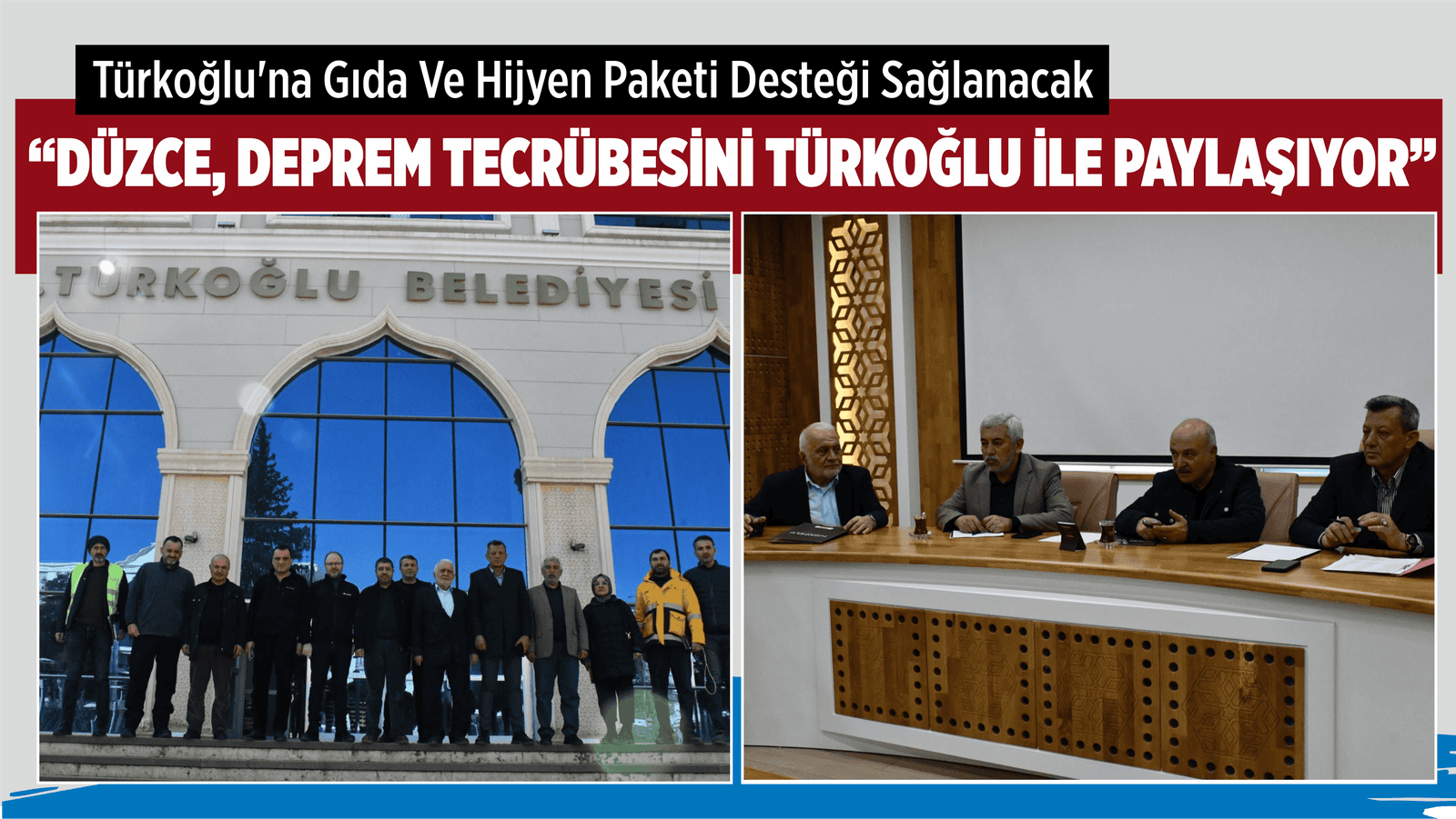 FEN İŞLERİ VE SU KANAL EKİPLERİ AFET BÖLGESİNDE ÇALIŞIYOR