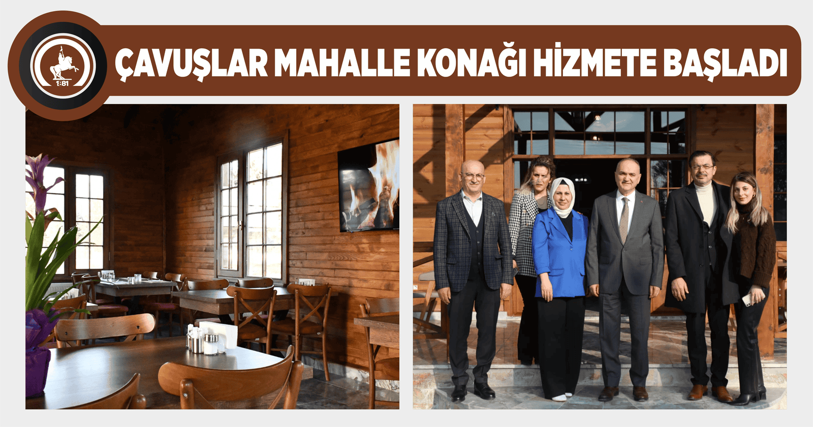 ÇAVUŞLAR MAHALLE KONAĞI HİZMETE BAŞLADI