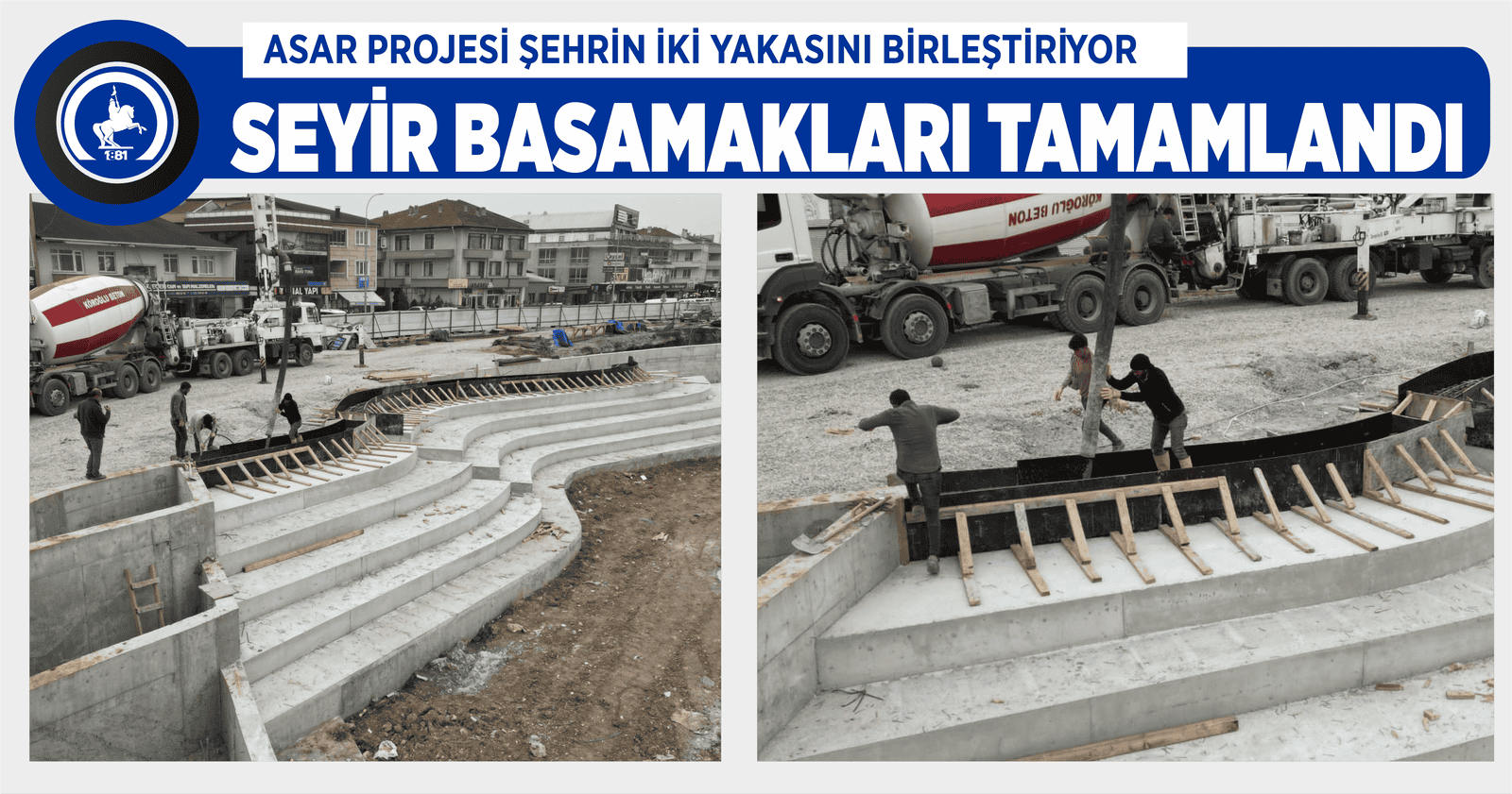 SEYİR BASAMAKLARI TAMAMLANDI