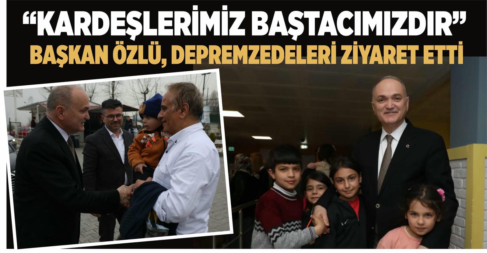 BAŞKAN ÖZLÜ GEÇMİŞ OLSUN DİLEKLERİNİ İLETTİ