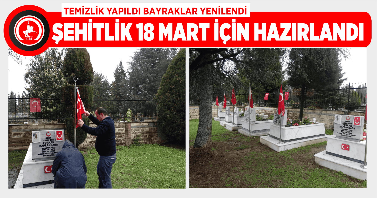 ŞEHİTLİK 18 MART İÇİN HAZIRLANDI