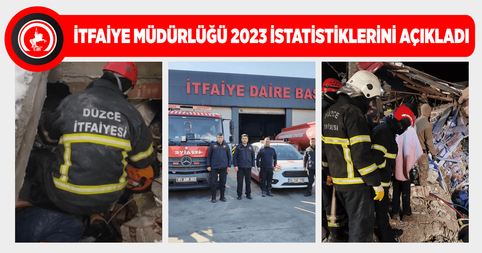 İTFAİYE MÜDÜRLÜĞÜ 2023 İSTATİSTİKLERİNİ AÇIKLADI