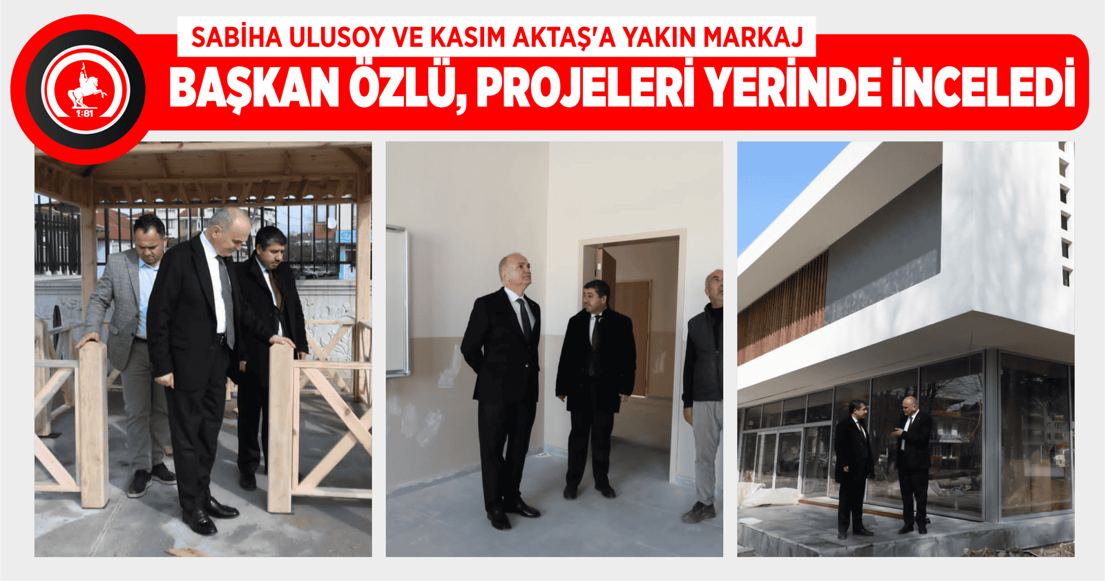 BAŞKAN ÖZLÜ, PROJELERİ YERİNDE İNCELEDİ