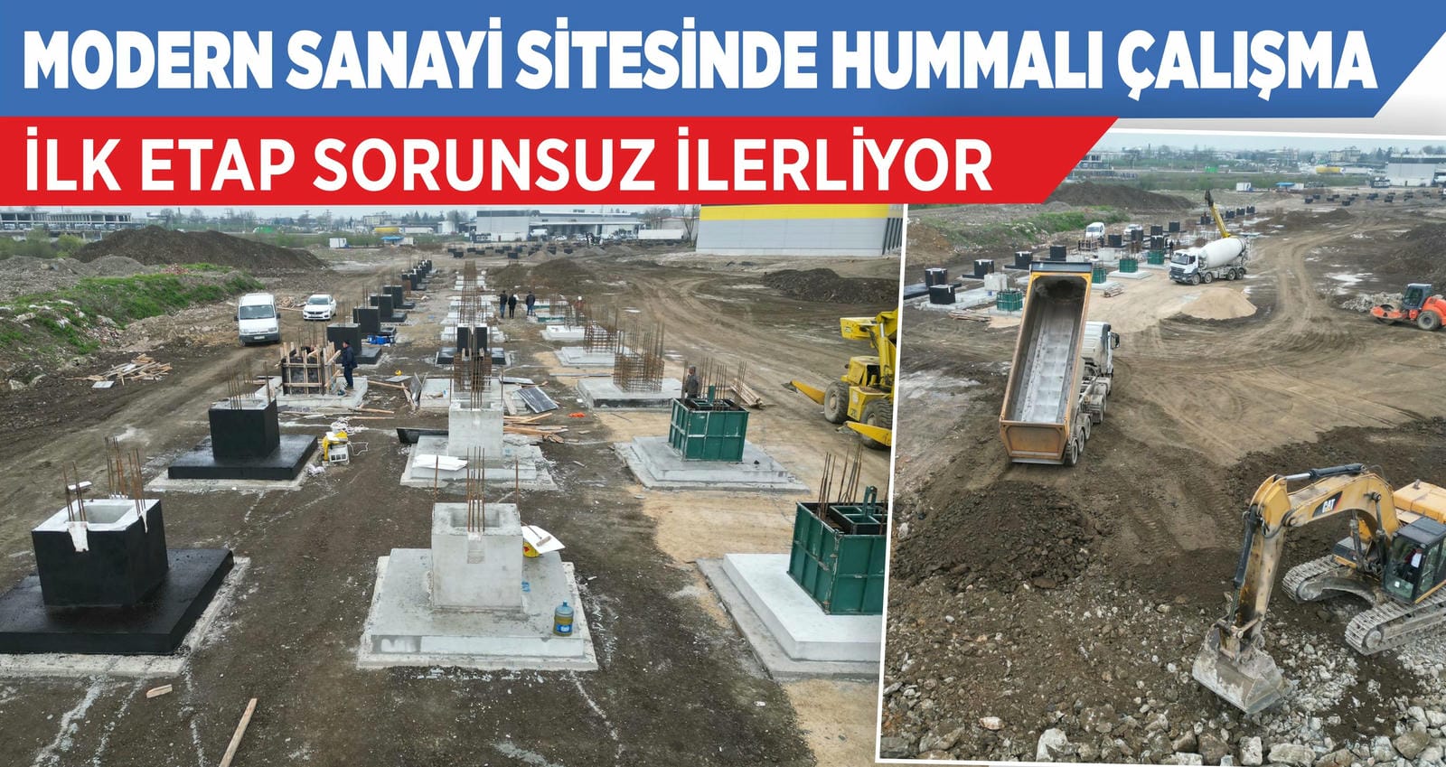 MODERN SANAYİ SİTESİNDE YOĞUN ÇALIŞMA
