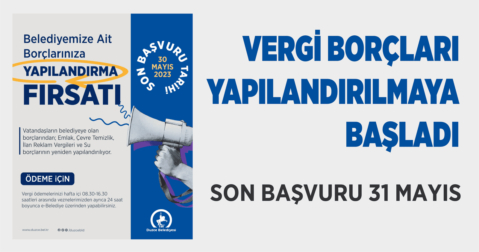 VERGİ BORÇLARI YAPILANDIRILMAYA BAŞLADI