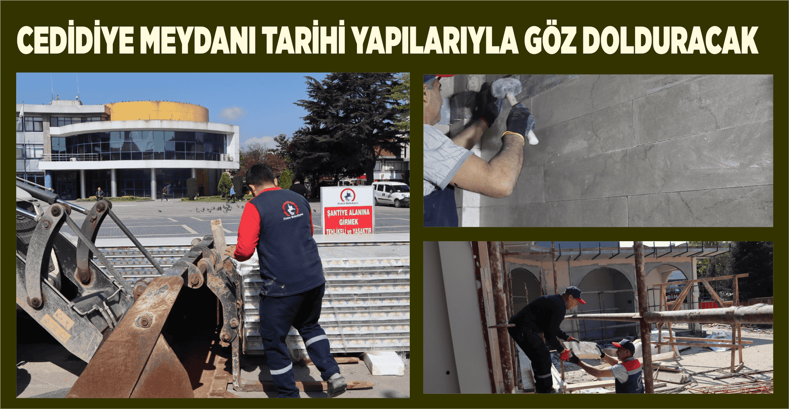 CEDİDİYE MEYDANI TARİHİ YAPILARIYLA GÖZ DOLDURACAK