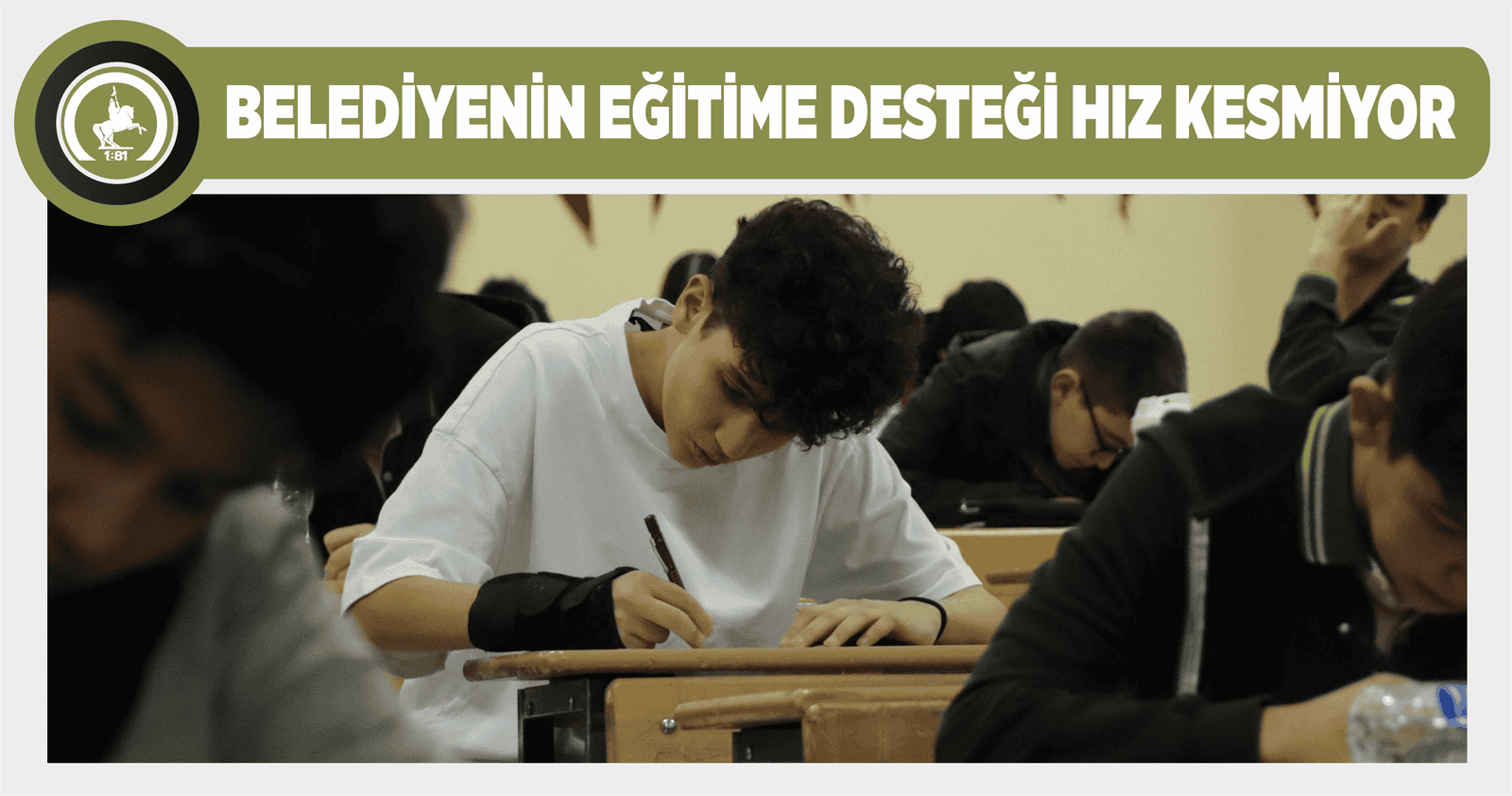 BELEDİYENİN EĞİTİME DESTEĞİ HIZ KESMİYOR