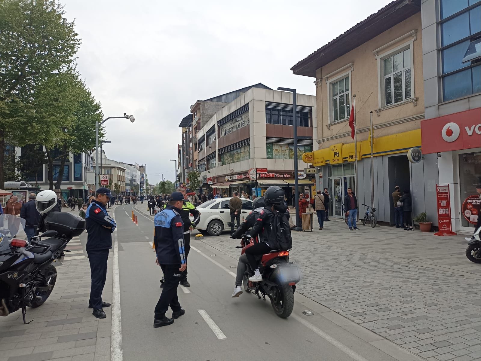 ZABITADAN MOTOSİKLETLİLERE GEÇİT YOK